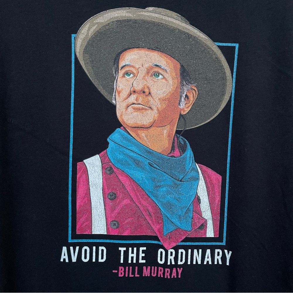 Chive Tees Bill Murray "Avoid the Ordinary" Graphic Tee XXL
